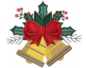 CURLY CHRISTMAS BELLS 4inch-12 Machine Embroidery Designs CD FREE SHIPPING CURLY CHRISTMAS BELLS 4inch-12 Machine Embroidery Designs CD FREE SHIPPING