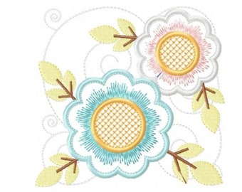 Flowers embroidery designs - Flower embroidery design machine embroidery pattern - Floral embroidery file - instant download roses floral