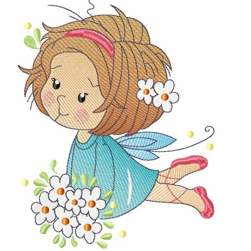Machine Embroidery Design Embroidery Book Fairy Designs - Etsy