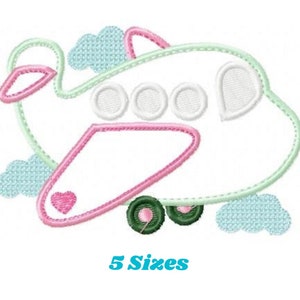 Plane embroidery designs - Airplane embroidery design machine embroidery pattern - airplane applique design - instant digital download pes
