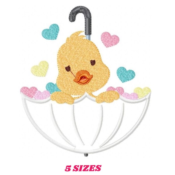Duck embroidery design - Animal embroidery designs machine embroidery pattern - baby boy embroidery file - girl embroidery duck applique