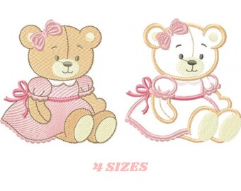 Teddy Bear Applique Etsy