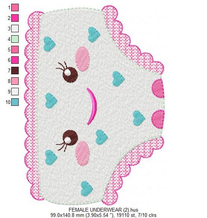 Underwear embroidery designs undies embroidery design etsy Underwear embroidery designs undies embroidery design etsy