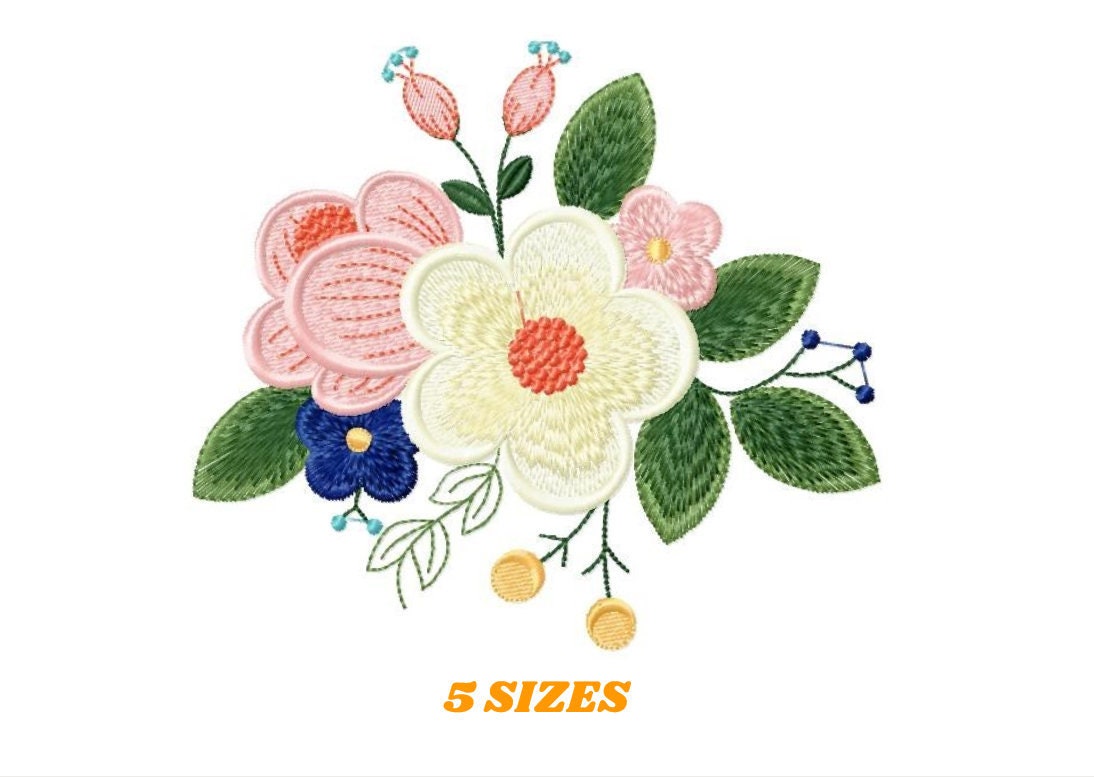 Flowers Embroidery Designs Flower Embroidery Design Machine
