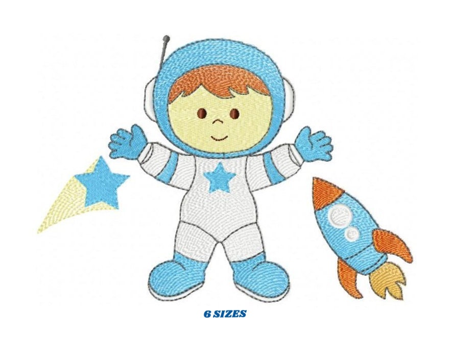 Astronaut embroidery designs baby boy embroidery design  etsy  Astronaut embroidery designs baby boy embroidery design  etsy