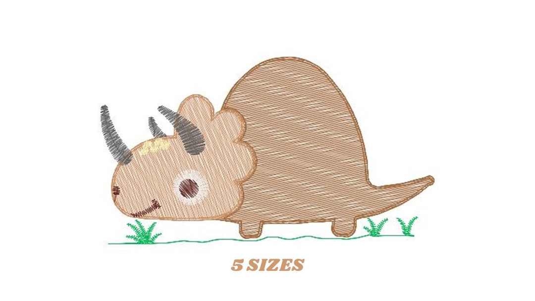 Dinosaur Embroidery Designs Dino Embroidery Design Machine - Etsy