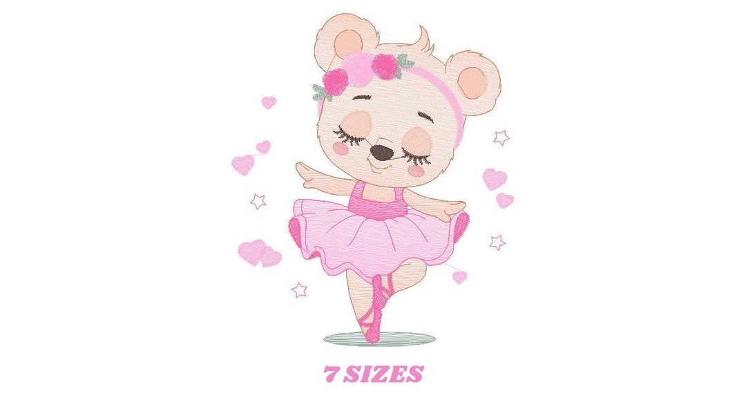 Baby Threads Ballerina Bear Dress