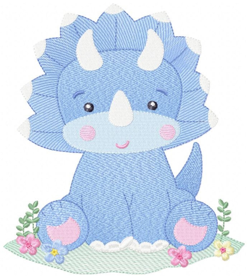 Dinosaur Embroidery Designs Dino Embroidery Design Machine Etsy Israel