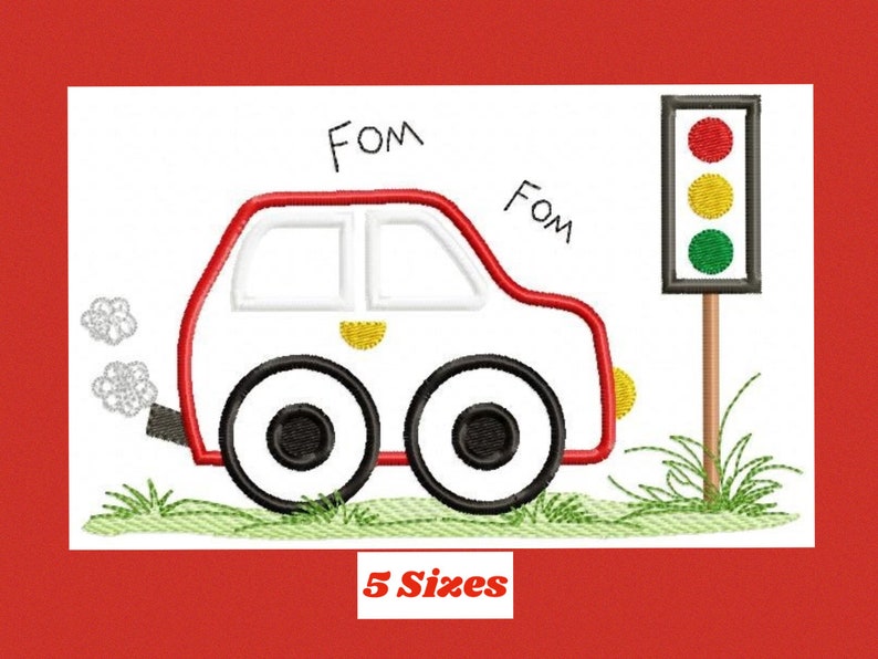 Car Embroidery Designs Vehicle Embroidery Design Machine Etsy