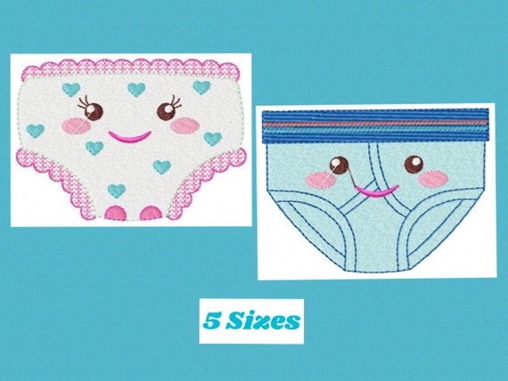 Underwear Embroidery Designs Undies Embroidery Design Machine Embroidery  Pattern Underclothes Embroidery File Lingerie Design Download 