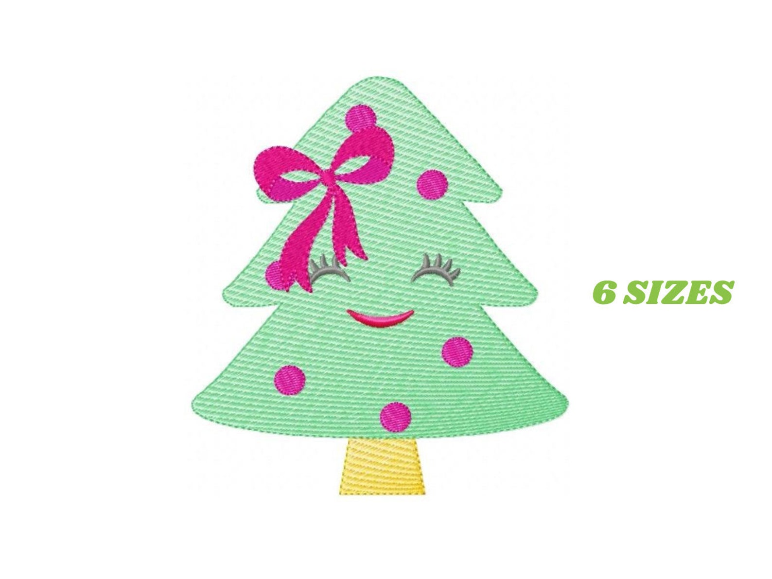 Xmas Tree Embroidery Designs Christmas Embroidery Design Etsy