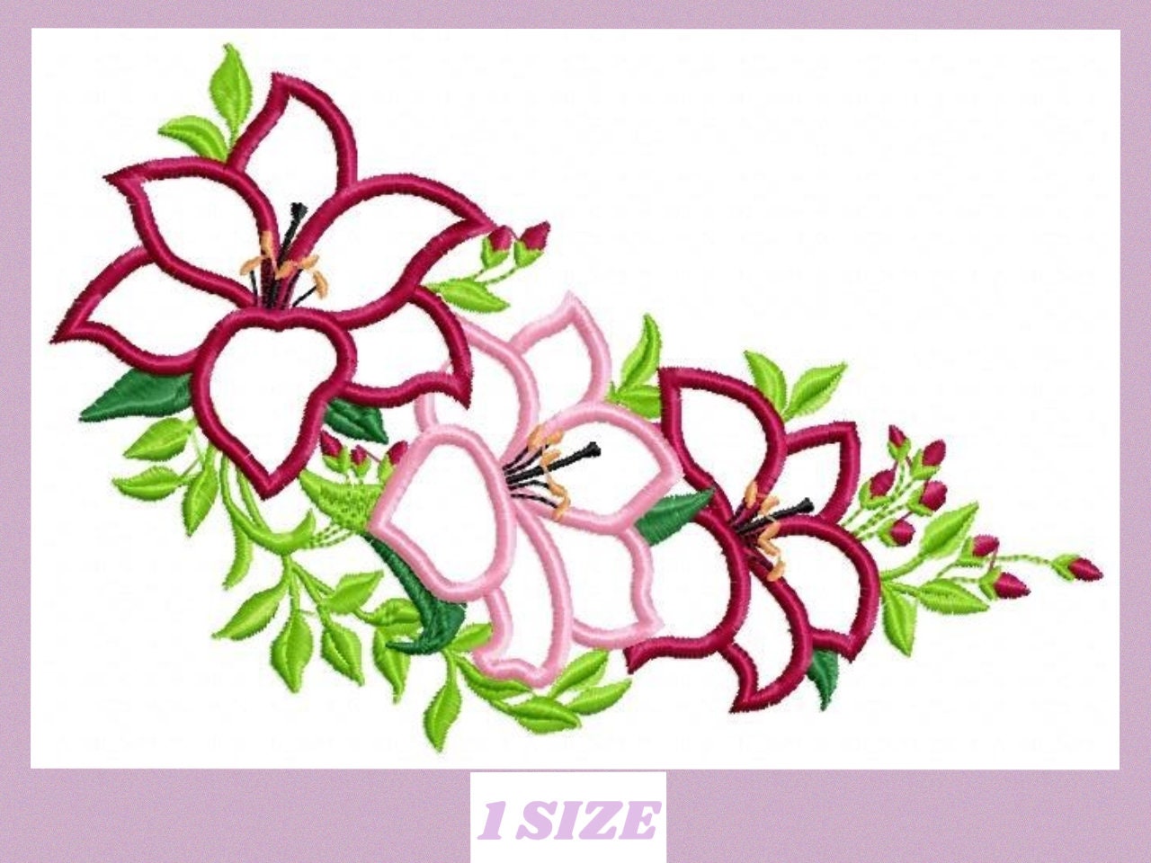 Buy Flowers Embroidery Designs Flower Embroidery Design Machine ...