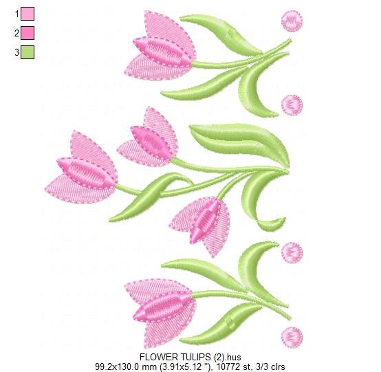 Roses embroidery designs - Flower embroidery design machine embroidery –  Marcia Embroidery