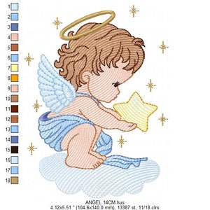 Angel Cloth Design Angel Embroidery Designs - Religious Embroidery Design Machine ...