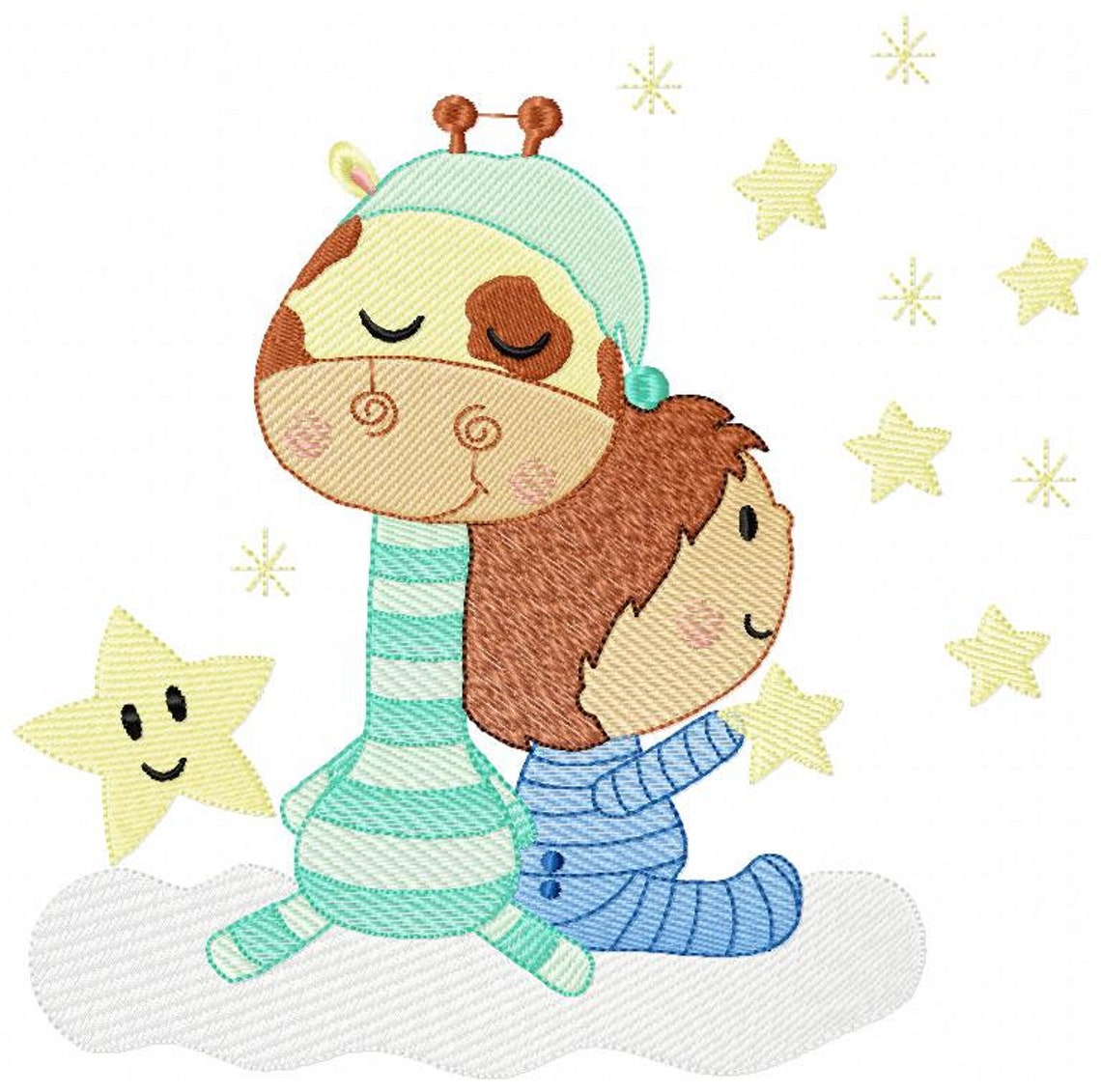 Giraffe jessecmault design animal jessecmault designs machine  etsy