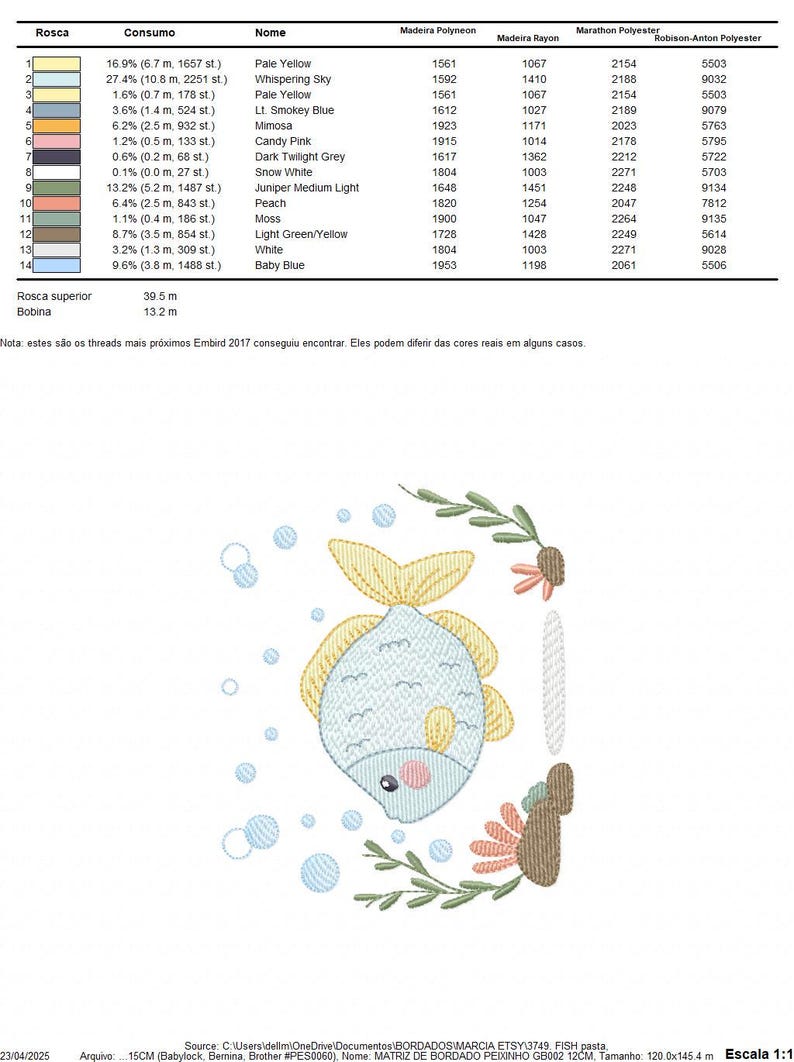 Fish Embroidery Designs - Sea Ocean Animal Machine Embroidery Pattern ...