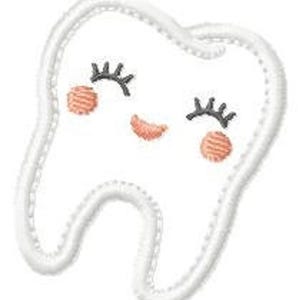 Tooth Fairy Embroidery Designs – Baby Girl Machine Embroidery (Instant Download)