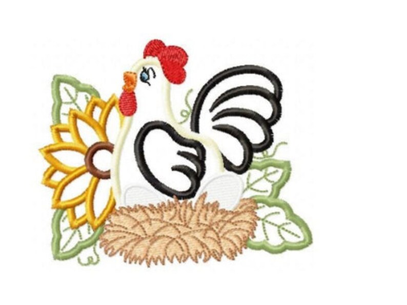 Chicken Embroidery Designs Kitchen Embroidery Design Machine - Etsy