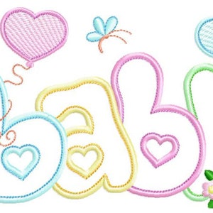 Baby Embroidery Design - Newborn Embroidery Designs Machine Embroidery ...