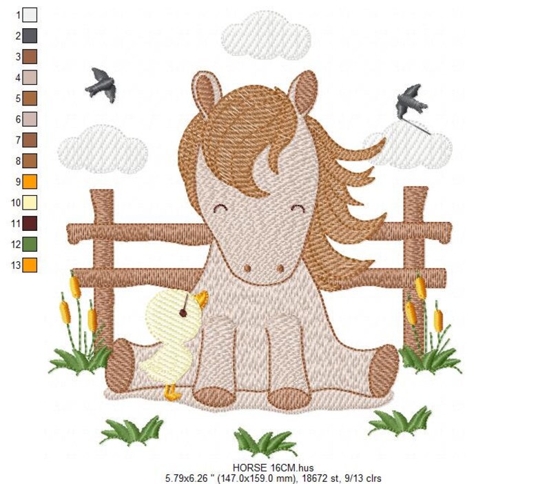 Embroidery Design Ranch Sorting Horse Embroidery Design - Ranch Pony Embroidery Designs Machine ...