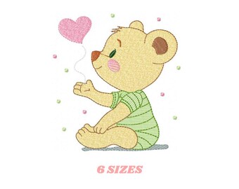 Disegni da ricamo orso Modello da ricamo a macchina Teddy File