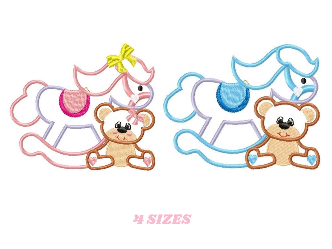 Horse Toy Embroidery Design Boy Embroidery Designs Machine Etsy