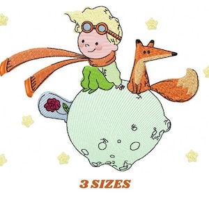 Little Prince Embroidery Design – King Baby Boy Pattern (Digital Download)