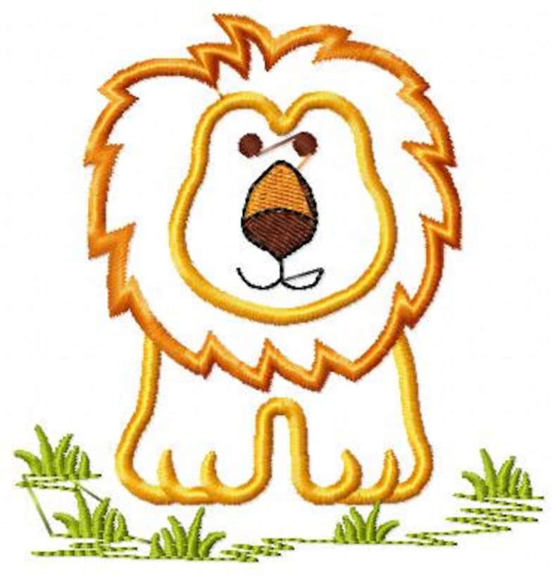 Lion Embroidery Designs Safari Embroidery Design Machine Etsy