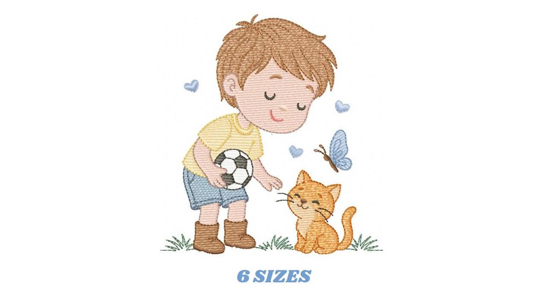 baby-boy-embroidery-designs-soccer-player-with-cat-machine-embroidery
