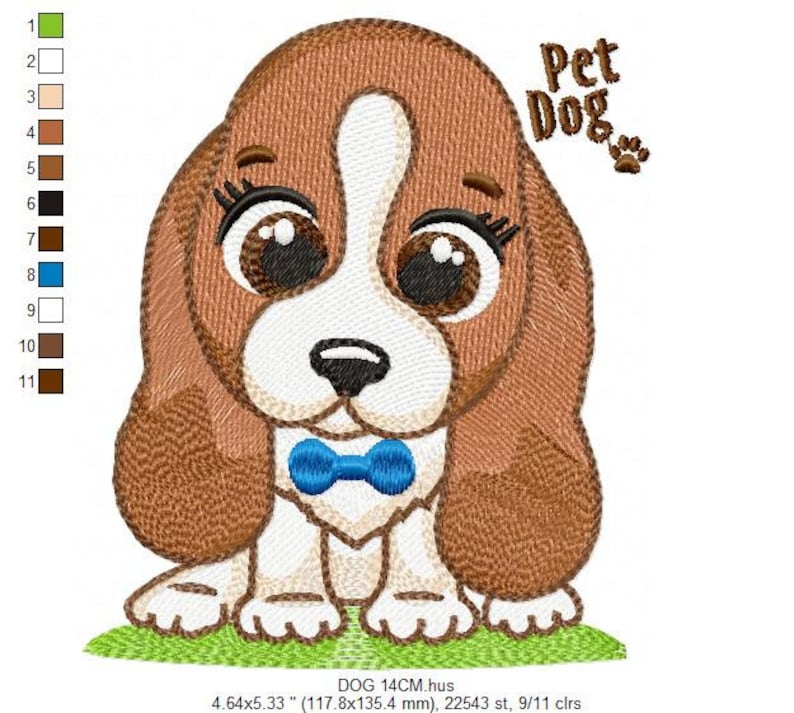 Dogs Embroidery Designs Dog Embroidery Design Machine Etsy