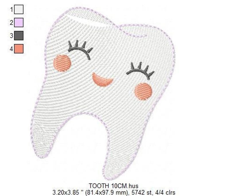 Tooth Fairy Embroidery Designs – Baby Girl Machine Embroidery (Instant Download)