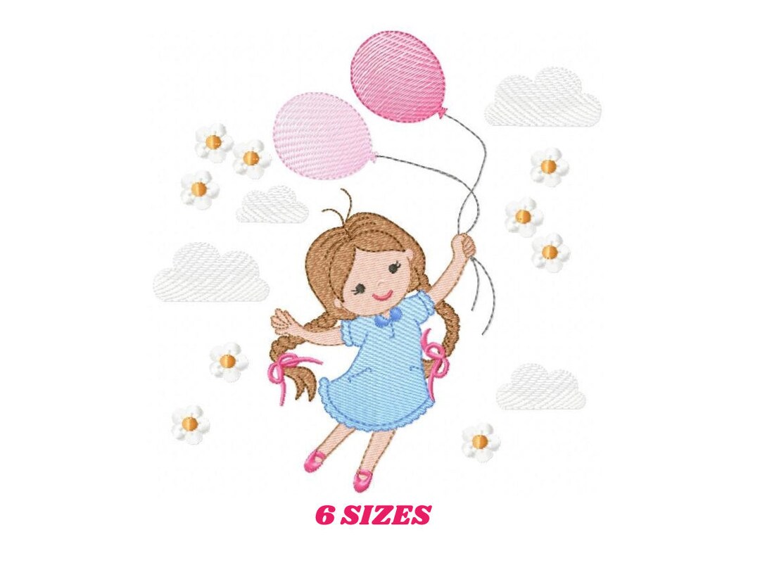 Baby Girl Embroidery Designs Toddler Embroidery Design Etsy