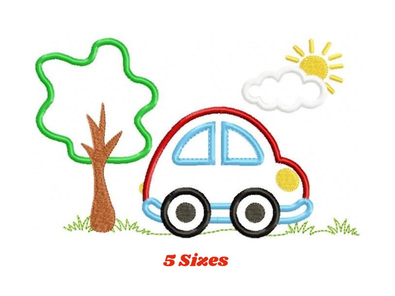 Car Embroidery Designs Vehicle Embroidery Design Machine Etsy