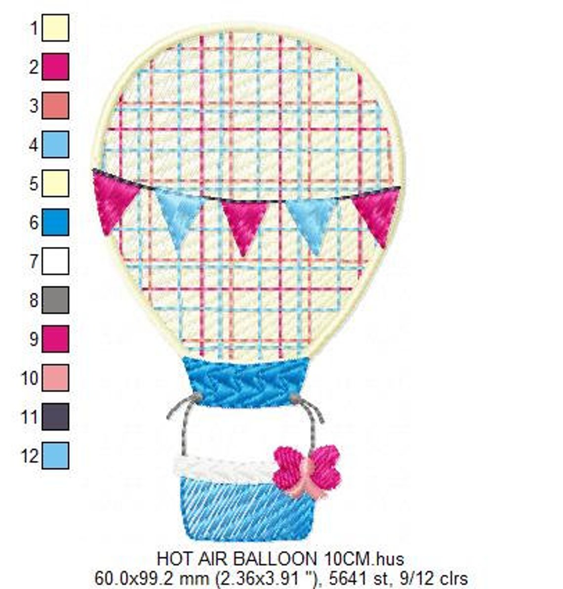 Balloon embroidery designs hot air balloon embroidery design  etsy Balloon embroidery designs hot air balloon embroidery design  etsy