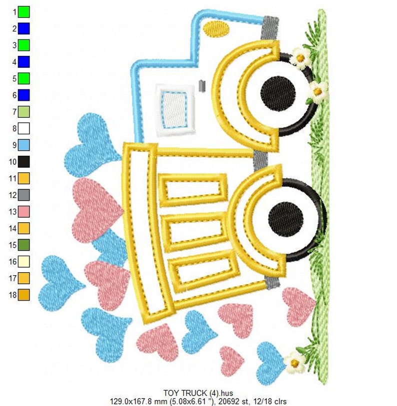 Truck embroidery designs Vehicle embroidery design machine Etsy