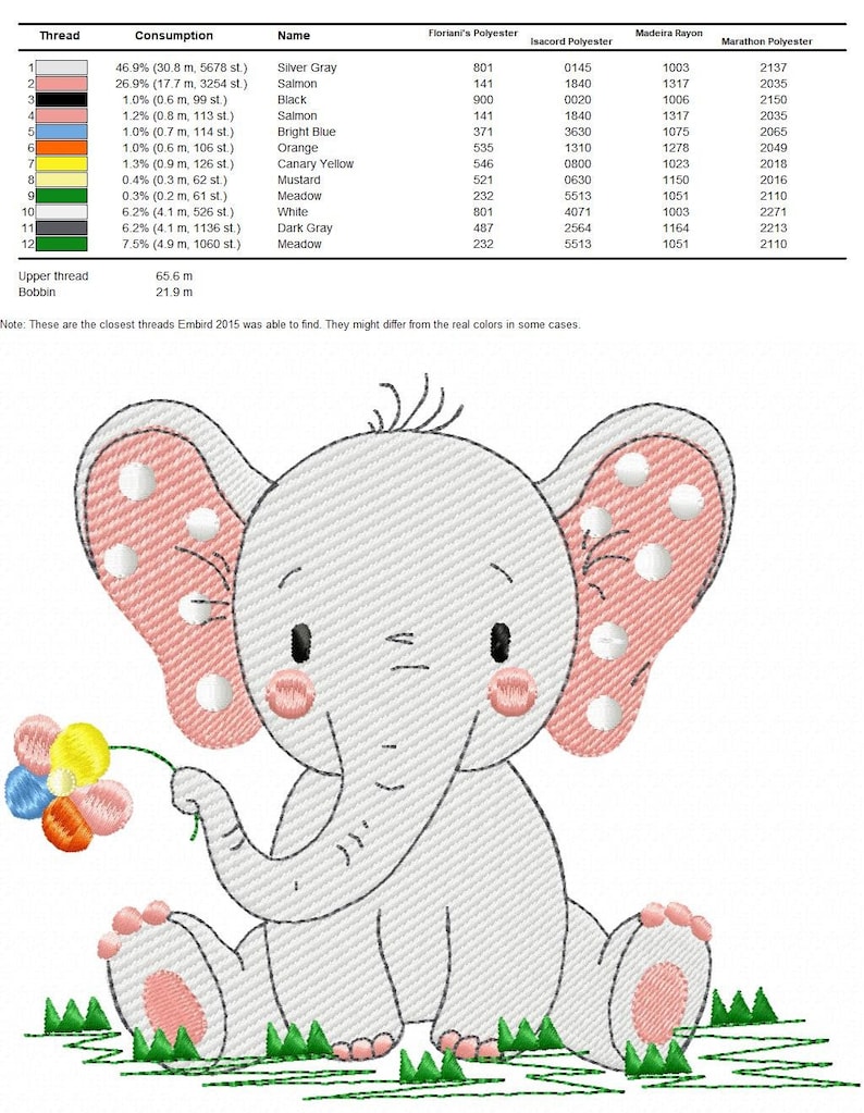 Elephant Embroidery Designs Animal Embroidery Design Machine - Etsy