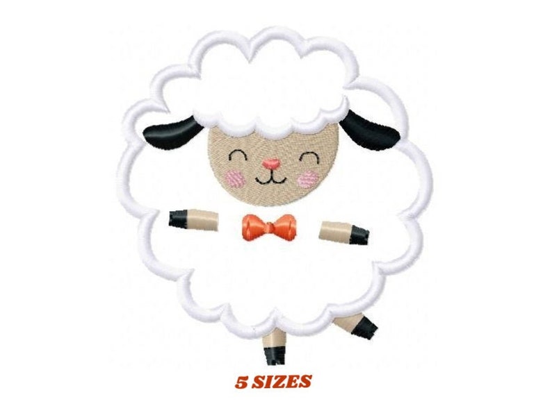 Sheep Embroidery Design Lamb Embroidery Designs Machine Etsy