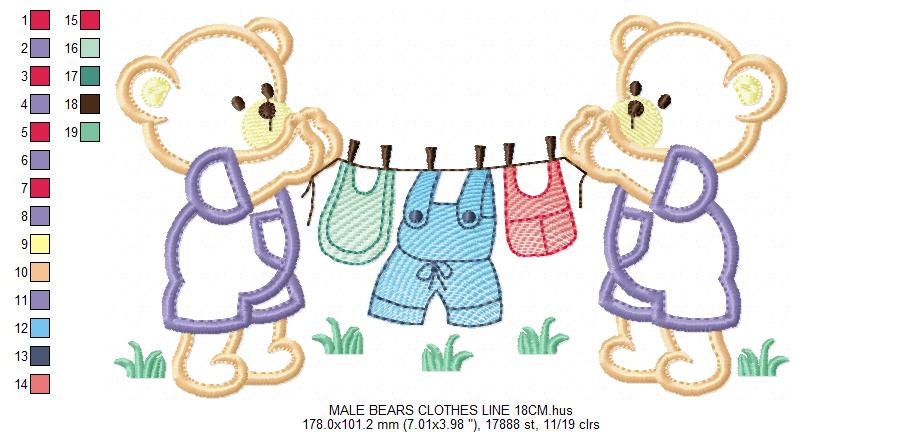 Baby Bear Embroidery Designs Baby Embroidery Design Machine - Etsy ...