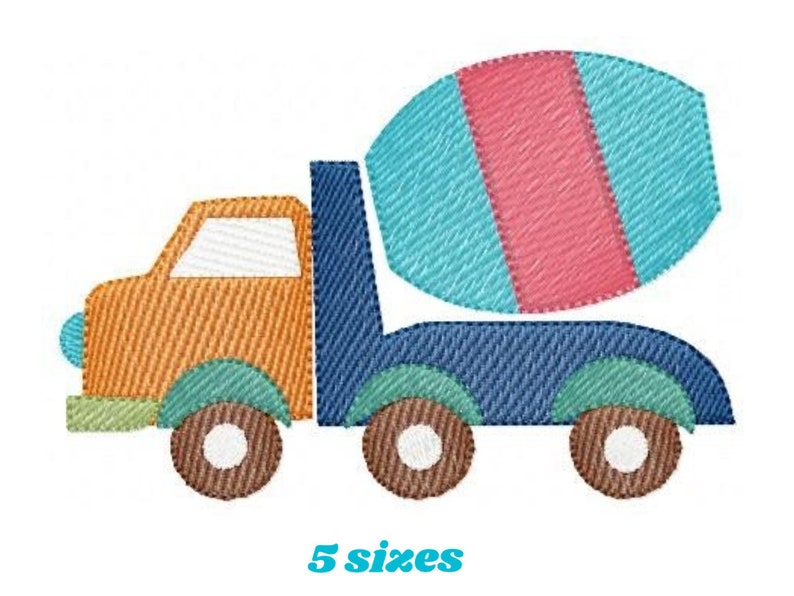 Truck Embroidery Designs Vehicle Embroidery Design Machine Etsy