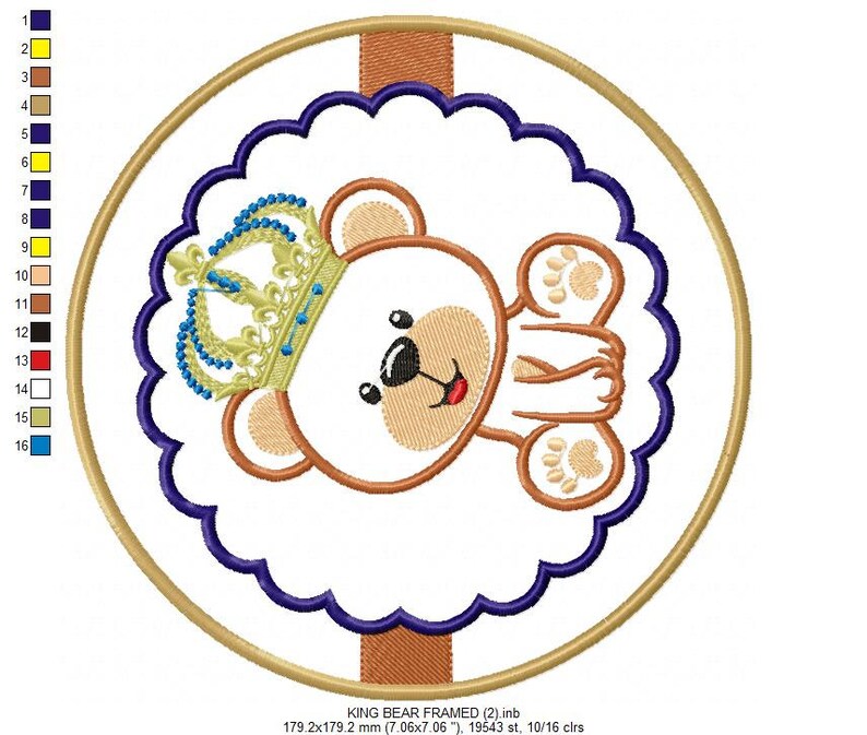 teddy embroidery
