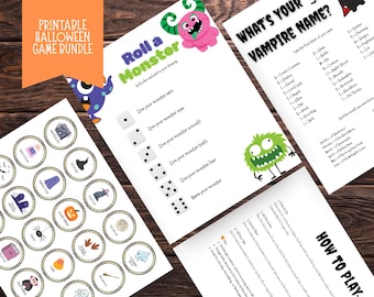 Kinder Halloween Party Spiele: 3 Spiele Bundle (Digitaler Download)