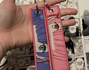 Anime Jet Tag Keychains