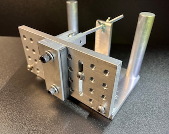 Tungsten Carbide Knife Clamp! 6” Knife Bevel Grinding Jig (1/4-20”) Small Holes