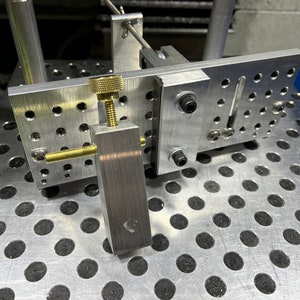 Tungsten carbide knife clamp 8” Knife BEVEL GRINDING JIG & Line Scribe Layout Tool Knife Kit