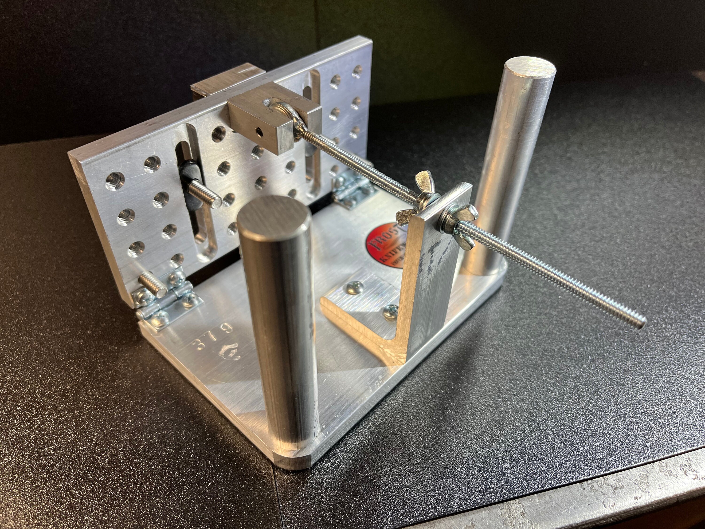 New 6 KNIFE Grinding JIG W/ TUNGSTEN Bit Great Plunge Lines 1/420