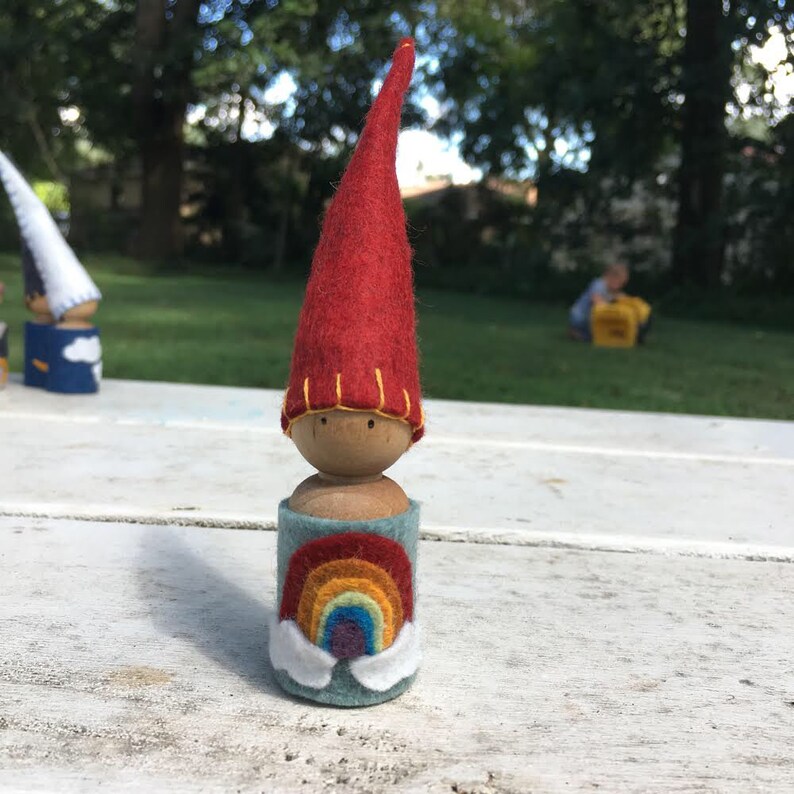 Set of Waldorf inspired weather gnomes Etsy