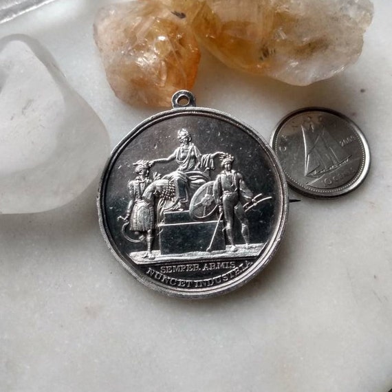 Rare Antique Highlands Agricultural Society Medal… - image 3