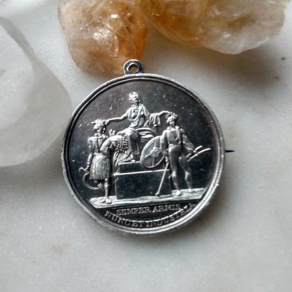 Rare Antique Highlands Agricultural Society Medal… - image 1