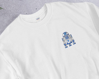 Sweter Star Wars R2 D2 Prezent Star Wars Mandalorian Sweter Star Wars Odzież Star Wars Męskie Damskie Dziecięce Bluza z kapturem Star Wars R2 D2
