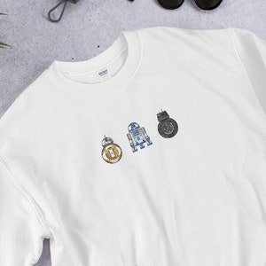 Star Wars Sweater Droid Star Wars Mens Womans Sweater Mandalorian Star Wars Gifts Millenium Falcon Kids Disney Clone Wars R2 D2 Crewneck